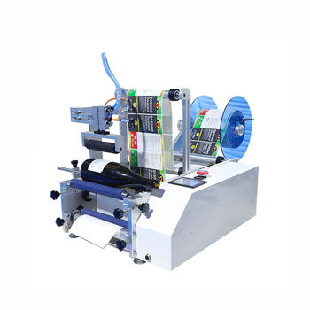 Semi Automatic Cylinder Top Round Bottle Sticker Labeling Packaging Machine (PST-C12)